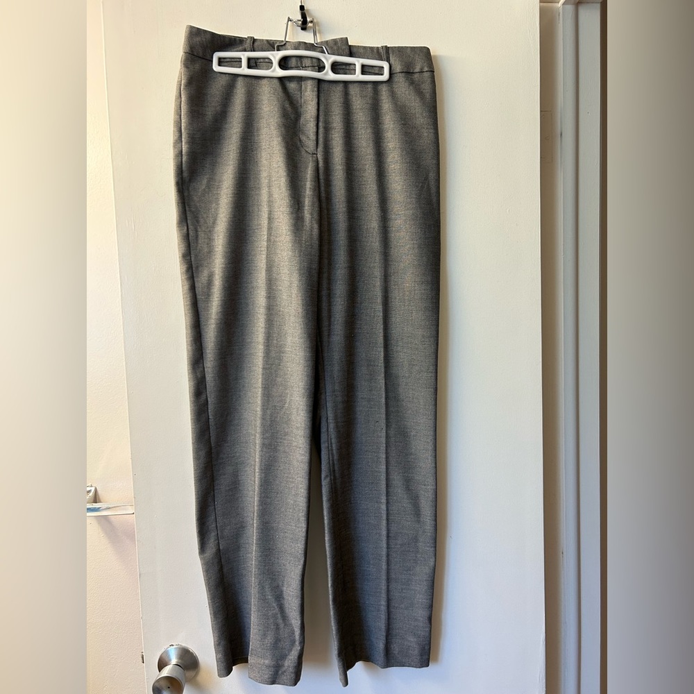 Worthington Modern Fit, Gray, Straight Leg Dress Pants